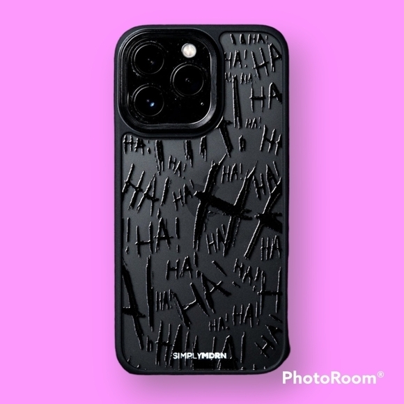 IPhone 13 Pro Max The Joker Jokester Black Haha SimplyMdrn Phone Case - Tough - Picture 1 of 12